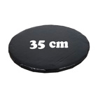 Cake Lightweight Board Round - Black 35cm