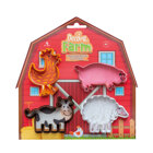 Decora Farm Animal Pastry Cutters Set/4 