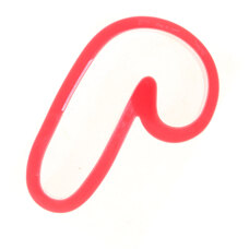 Decora Candy Cane Pastry Cutter