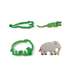 Cookie Cutters - Decora Crocodile and Eephant Cutters Set/2