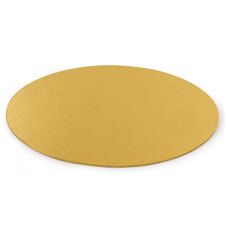 Cakes and Muffins - Cake Board Round Thin Gold Decora 36 cm
