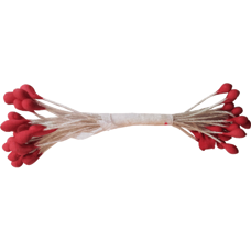 Decoration Materials - Flower Stamen - Red