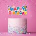 Dekora Peppa Pig Happy Birthday Cake Topper 17 x 12 cm