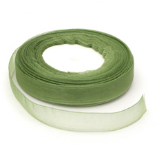 Decorative Tape Organza - Green