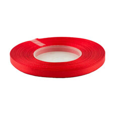 Red Satin Ribbon - 0.6 cm x 22 m