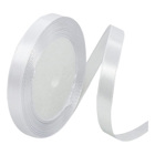 White Satin Ribbon - 1.2 cm x 22 m