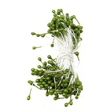 Decoration Materials - Flower Stamen - Dark Green Rearl