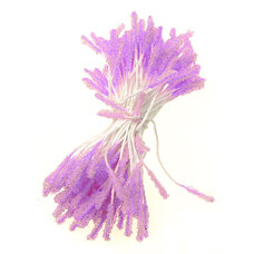 Decoration Materials - Flower Stamen - Pink Lilac Ruded