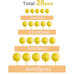 Cake Toppers – Decorative Yellow Foam Balls, 20 pcs