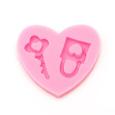 Silicone mold - Key and Padlock
