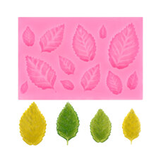 Silicone Mold - Leaves with Several Sizes