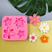 Silicone Mold - Flowers 4 Types