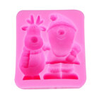Silicone Mold - Santa and Deer