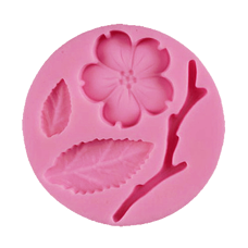 Silicone mold - Flower, Maple, Leaf