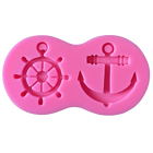 Silicone mold - Rudder & Anchor