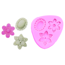Modeling Molds - Silicone mold - Broches 3 Forms