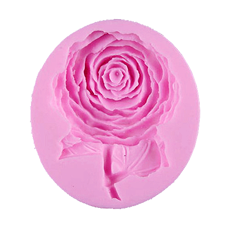 Modeling Molds - Silicone mold - Rose with Handle