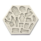 Silicone mold - 3D Christmas Heroes
