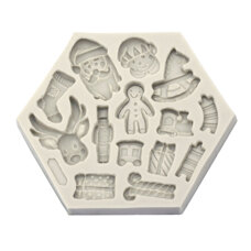 Silicone mold - 3D Christmas Heroes