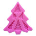 Silicone Mold - Funky Christmas Trees 6 cav.