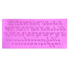Silicone Mold - Calligraphic Letters