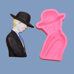 Silicone Mold - Man with Hat