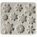 Silicone Mold - Snowflakes 10 cav.