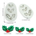 Silicone Mold - Holly Leaves