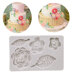 Silicone Mold - Knitted Flowers and Leaves