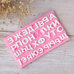 Silicone Mold - Bulgarian Alphabet