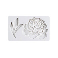 Silicone Mold - Peony Blossom and Leaf