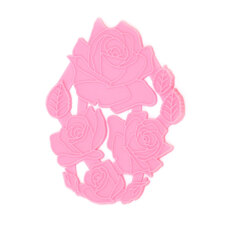 Silicone Mold - Leaves And Roses