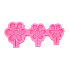 Silicone Mold - Blossoms With Holders