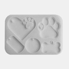 Silicone Mold - Heart, Paw, Tags
