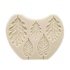 Silicone Mold - Autumn Leaves with Holder