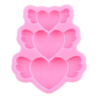 Silicone Mold - Waved Hearts