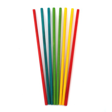 Colorful Dowel Rods Bamboo pk/10