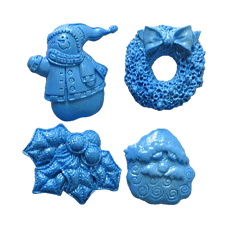 Silicone mold - Christmas Set