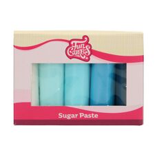 Rolled Fondant Multipack Blue Colours 5x100g