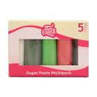 Sugar Paste Multipack Christmas 5x100 g