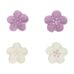 FunCakes Sugar Decorations Flower Mix Purple Set/24