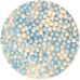FunCakes Soft Pearls Medium Blue/White 60 g
