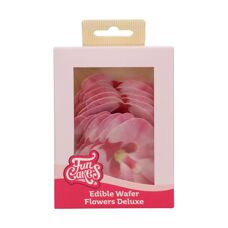 Захарна декорация - Вафлени цветя FunCakes - розова орхидея средна - 10 бр.