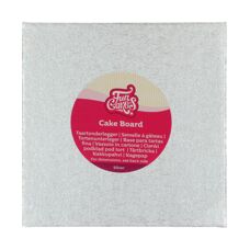 FunCakes Cake Board Square 20 x 20 cm - Silver