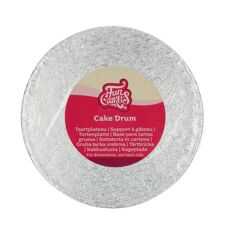 Tools and Boxes - Cake Drum Round 17.5 cm - Silver