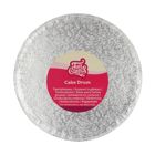 Cake Drum Round 20cm - Silver