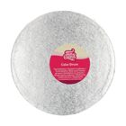 Cake Drum Round 25cm - Silver