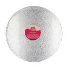 Cake Drum Round 35cm - Silver