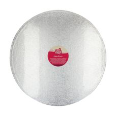 Cake Drum Round 45cm - Silver