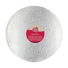 Tools and Boxes - Cake Drum Round 30cm - Silver
